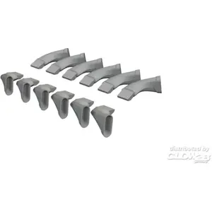 Eduard Spitfire Mk.VIII queue de poisson d'échappement PRINT AIRFIX pas cher