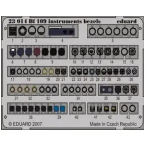 Eduard Bf 109 instruments bezels pas cher