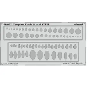 Eduard Circle & oval STEEL pas cher