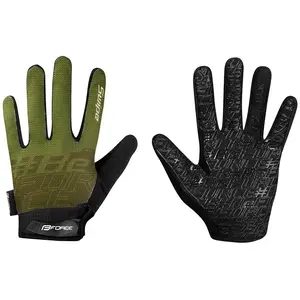 Gants VTT FORCE SWIPE Summer Army L - Noir - Manches longues - Respirant pas cher