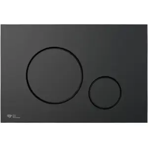Swiss Aqua Technologies - Plaque de déclenchement double touche Noir Mat (SATAT68) pas cher
