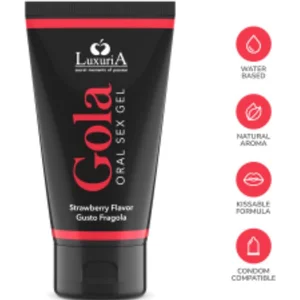 INTIMATELINE LUXURIA - ORALE SEKSGEL AARDBEI SMAAK 50 ML