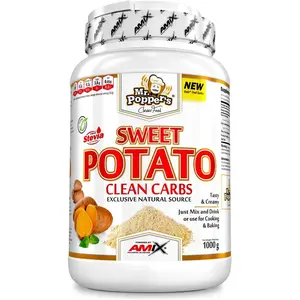 Amix Farine Mt Poppers Clean Carbs 1kg Chocolat Blanc Pomme De Terre DouxVendu parbikeinn