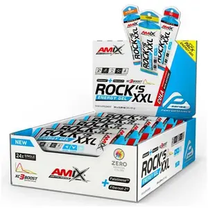 Amix Boîte De Gels énergétiques Rock´s Xxl 65g Cola 24 UnitésVendu parbikeinn