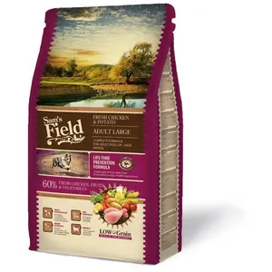 Sam's Field Adult Large - Kip & Aardappel  - Hondenvoer - 2.5 kg pas cher