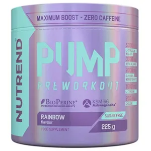 Pump pre workout (225g)| PreWorkout|Rainbow|NutrendVendu parcdiscount