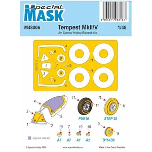 Special Hobby Tempest Mk.II/V Masque pas cher