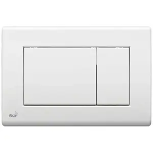 Alcadrain Alca Plaque de commande pour WC suspendu, Blanc brillant (M270) pas cher