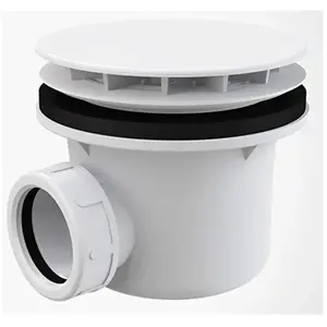Douche Vidange Dn 90 Coude Pour Écoulement Serrure À Odeur Siphon Duschtassse Garniture Plaque Abs Blanc Receveur De Douche pas cher