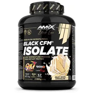 Amix Protéine Black Cfm Isolate Whey 2kg Chocolat BlancVendu parbikeinn