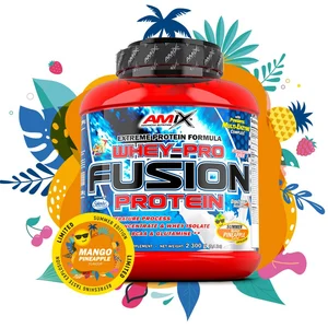 Amix Isolat De Protéine De Lactosérum Fusion Mangue Et Ananas 2300g pas cher