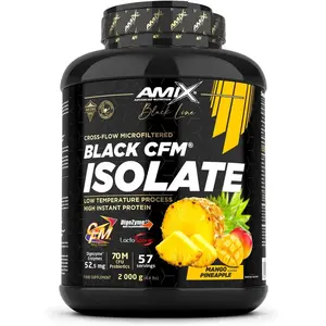 Amix Isolat De Protéine De Lactosérum Black Cfm Mangue Et Ananas 2kg pas cher