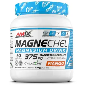 Amix Complément énergétique Magnechel Magnesium Chelate 420gr Mango pas cher