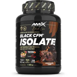Amix Isolat De Protéine De Lactosérum Black Cfm Gâteau Au Chocolat 1kgVendu parbikeinn