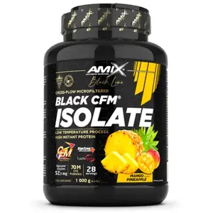 Amix Isolat De Protéine De Lactosérum Black Cfm Mangue Et Ananas 1kg pas cher