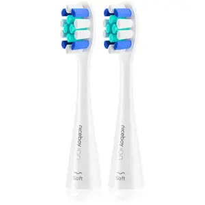 Niceboy, Tête de brosse à dents, Tête de brosse de remplacement ION Sonic Lite - Blanc, 2 pièces (2 x) pas cher