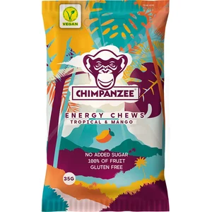Chimpanzee Boîte De Gommes énergétiques Tropical & Mangue 35g 20 Unités pas cher