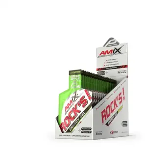Amix Boîte De Gels énergétiques Rock´s Caf Pomme Verte 32g 20 Unités pas cher