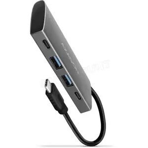 Axagon HMC-4G2 interface hub USB 3.2 Gen 2 (3.1 Gen 2) Type-C 10000 Mbit/s