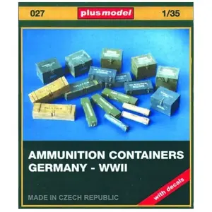 Plus Model Caisses de munitions allemandes WW II pas cher