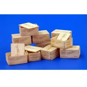 Plusmodel Plus Model 479   Modélisme Accessoires U.S. Wooden crates pour Cigaretes WWII de Type I pas cher