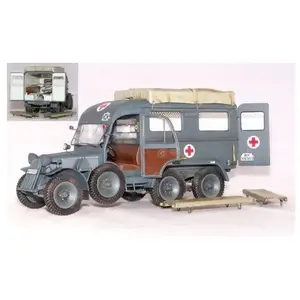 Plus-Model Deutscher Krankenwagen Kfz.31 Steyr 640 - 1:35e - Plus Model pas cher