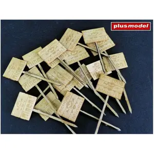 Plus Model Planches "Attention aux mines". pas cher