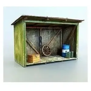 Plusmodel Plus Model 4051   Modélisme Accessoires Shed pas cher