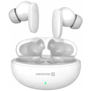 Swissten Écouteurs Bluetooth TWS Sonic White (6 h, Sans fil), Écouteur... pas cher