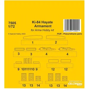 CMK Ki-84 Hayate Armament / Arma Hobby kits pas cher