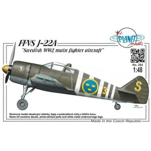 Planet Models FFVS J-22A Swedish WW2 main fighter airc pas cher
