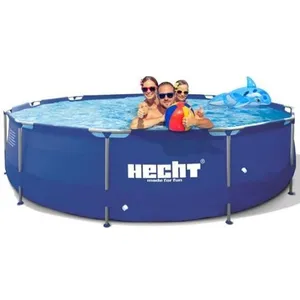 Piscine tubulaire hors sol ronde 360x76cm - HECHT - BLUESEA - Haute st...Vendu parcdiscount