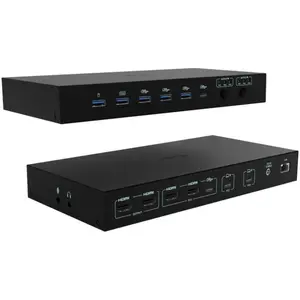 i-tec USB-C KVM DS for 3 Hosts, USB-C (USB-C, 8 Ports), Station d accu... pas cher