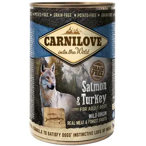 Carnilove Zalm & Kalkoen Adult - Hondenvoer - 1 x 400g pas cher