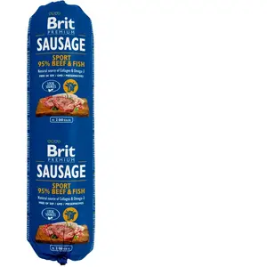 Brit Sausage 12 x 800 g - boeuf, poisson pas cher