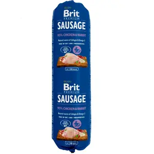 Brit Sausage Chicken & Rabbit 800 g pas cher