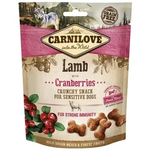 Carnilove - Friandises Crunchy Agneau Et Cranberries Pour Chien - 200g pas cher