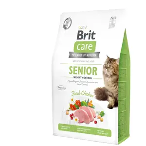 Brit Care Cat Grainfree Senior Weight Control Fresh Chicken 2 kg - Kat pas cher