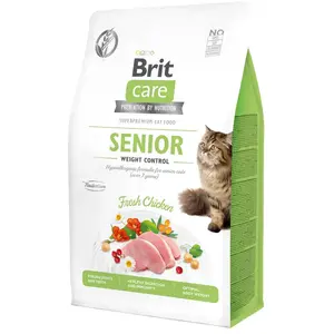 Brit Senior Weight Control Kip - Kattenvoer - 400 gVendu parbol