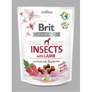 Brit Care Crunchy Cracker, insectes, agneau et framboise - 200 g pas cher