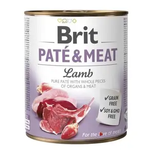 Brit - Nourriture Humide Poulet Agneau 800 g (8595602557523) pas cher