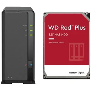 Serveur NAS - SYNOLOGY - DS124 - 12To - RAID 1 - Gigabit Ethernet pas cher
