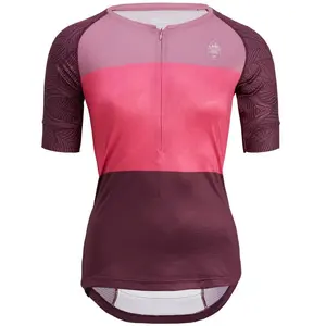 MGA Maillot VTT femme Silvini Stabina - Manches courtes - Rouge - Respirant pas cher