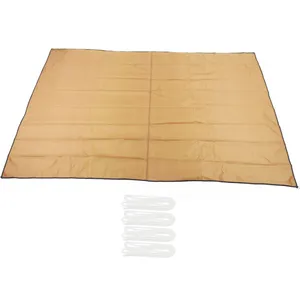 YUDO Voile d'ombrage rectangulaire pliable, protection UV pour jardin, piscine ou terrasse, couleur kaki pas cher