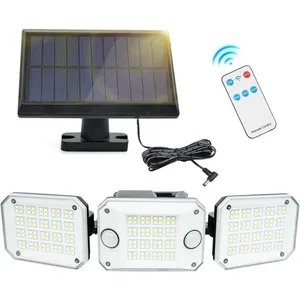 PNUATICM Lampes Solaires d'extérieur de Mouvement avec Télécommande,60... pas cher