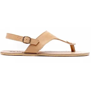 Sandales femme Be Lenka Promenade - Cuir - Bride - Marron - Plat pas cher