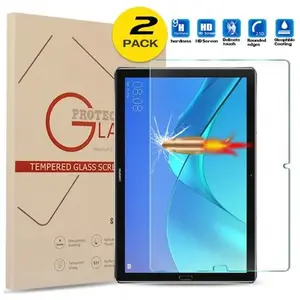 APRILLY® 2x Film Protection Protecteur Verre Trempé Pour Tablette Huawei Mediapad M5 10.8" / Huawei Mediapad M5 Pro 10.8 pas cher