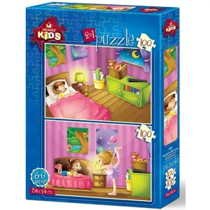 Art Puzzle 2 Puzzles - Enfants Puzzle-4518 pas cher