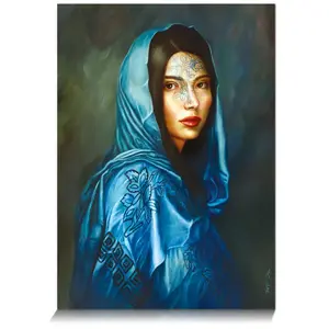 Star Puzzle The Blue Lilium Puzzle-0592 pas cher