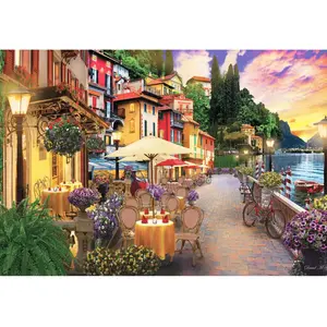 Puzzle 2000 pièces - ANATOLIAN - Lac de Come - Paysage et nature - Adulte pas cher